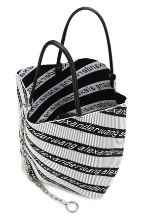 Женская сумка roxy ALEXANDER WANG черно-белая цвета, арт. 2049T0661T купить в ЦУМ | Фото №4 Сумка Roxy Alexander Wang черно-белая цвета | Фото №4