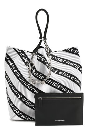 Женская сумка roxy ALEXANDER WANG черно-белая цвета, арт. 2049T0661T купить в ЦУМ | Фото №5 Сумка Roxy Alexander Wang черно-белая цвета | Фото №5