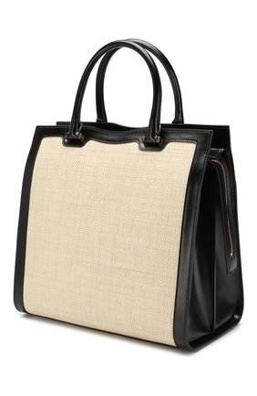 Женская сумка uptown medium SAINT LAURENT кремовая цвета, арт. 557654/97Z3J купить в ЦУМ | Фото №3 Сумка Uptown medium Saint Laurent кремовая цвета | Фото №3