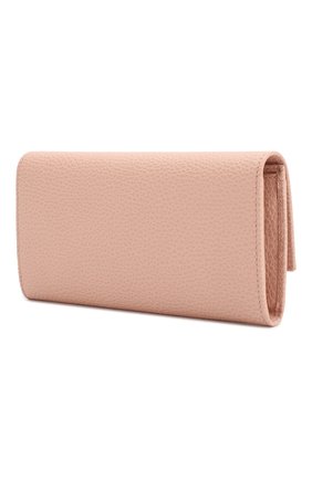 Женские кожаный кошелек gg marmont GUCCI розового цвета по цене 45100 руб., арт. 456116/CA00G | Фото 2 Женские кожаный кошелек gg marmont GUCCI розового цвета, арт. 456116/CA00G | Фото 2