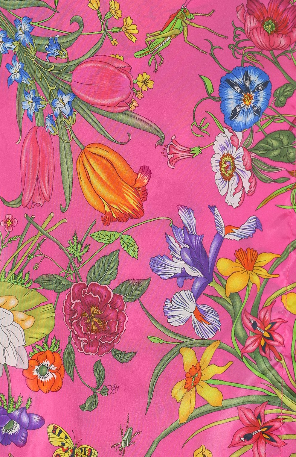 Капюшон с принтом Flora Gucci, фуксия цвета, арт. 555181/3GC35 в ЦУМ | Фото №3 Капюшон с принтом Flora Gucci фуксия цвета | Фото №3