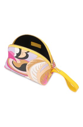 Женская разноцветная косметичка с принтом Emilio Pucci, арт. 9ESF15/9E320 купить в ЦУМ | Фото №3 Косметичка с принтом Emilio Pucci разноцветная | Фото №3