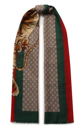 Мужской шерстяной шарф GUCCI разноцветного цвета по цене 29200 руб., арт. 495511/4G200 | Фото 1 Мужской шерстяной шарф GUCCI разноцветного цвета, арт. 495511/4G200 | Фото 1