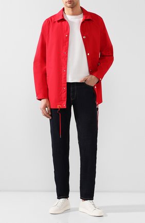 Мужские кожаные кеды SANTONI белого цвета по цене 34100 руб., арт. MBCN14387BARCMIAI48 | Фото 2 Мужские кожаные кеды SANTONI белого цвета, арт. MBCN14387BARCMIAI48 | Фото 2