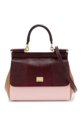 Женская сумка sicily small DOLCE & GABBANA разноцветная цвета, арт. BB6003/AK136 купить в ЦУМ | Фото №6 Сумка Sicily small Dolce & Gabbana разноцветная цвета | Фото №6