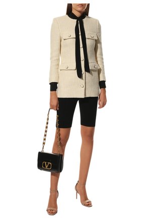 Женские кожаные босоножки amber SAINT LAURENT бежевого цвета по цене 48200 руб., арт. 487535/0NP00 | Фото 2 Женские кожаные босоножки amber SAINT LAURENT бежевого цвета, арт. 487535/0NP00 | Фото 2