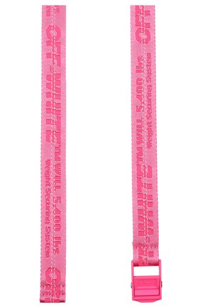 Женский фуксия текстильный ремень industrial Off-White, арт. 0WRB011R192230882828 купить в ЦУМ | Фото №2 Текстильный ремень Industrial Off-White фуксия | Фото №2