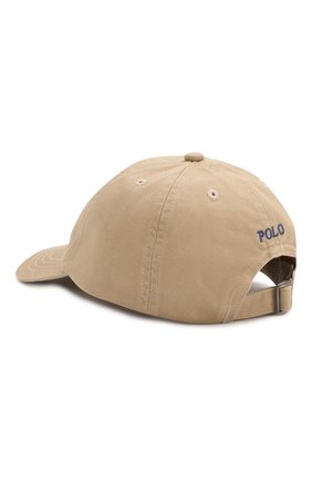 Хлопковая бейсболка Polo Ralph Lauren бежевого цвета, арт. 322552489 в ЦУМ | Фото №2 Хлопковая бейсболка Polo Ralph Lauren бежевого цвета | Фото №2