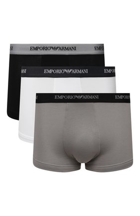 Мужские комплект из трех хлопковых боксеров EMPORIO ARMANI разноцветного цвета по цене 4775 руб., арт. 111357/CC717 | Фото 1 Мужские комплект из трех хлопковых боксеров EMPORIO ARMANI разноцветного цвета, арт. 111357/CC717 | Фото 1