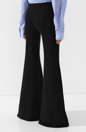 Женские черные расклешенные брюки из хлопка Vetements, арт. WSS197009 купить в ЦУМ | Фото №4 Расклешенные брюки из хлопка Vetements черные | Фото №4