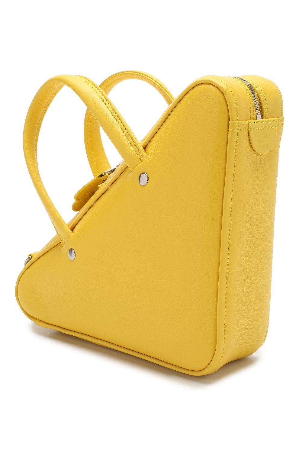 Женская сумка triangle duffle xs BALENCIAGA желтая цвета, арт. 531048/C8K02 купить в ЦУМ | Фото №4 Сумка Triangle Duffle XS Balenciaga желтая цвета | Фото №4