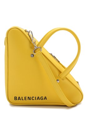 Женская сумка triangle duffle xs BALENCIAGA желтая цвета, арт. 531048/C8K02 купить в ЦУМ | Фото №5 Сумка Triangle Duffle XS Balenciaga желтая цвета | Фото №5