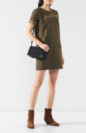 Женская сумка catherine SAINT LAURENT черная цвета, арт. 532561/0SX0W купить в ЦУМ | Фото №2 Сумка Catherine Saint Laurent черная цвета | Фото №2