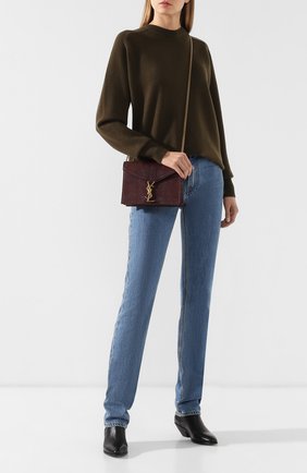 Женская сумка cassandra SAINT LAURENT коричневая цвета, арт. 532750/01I0W купить в ЦУМ | Фото №2 Сумка Cassandra Saint Laurent коричневая цвета | Фото №2