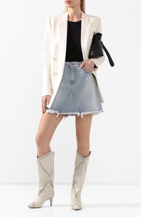Женская льняной лонгслив ISABEL MARANT ETOILE черного цвета по цене 12550 руб., арт. TS0404-00M004E/KAAR0N | Фото 2 Женская льняной лонгслив ISABEL MARANT ETOILE черного цвета, арт. TS0404-00M004E/KAAR0N | Фото 2