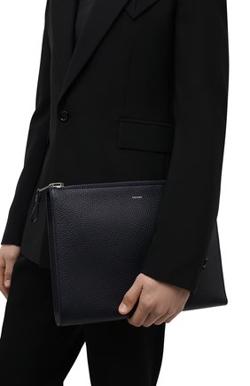 Мужская кожаная папка для документов TOM FORD темно-синего цвета по цене 79350 руб., арт. H0355P-CG8 | Фото 2 Мужская кожаная папка для документов TOM FORD темно-синего цвета, арт. H0355P-CG8 | Фото 2
