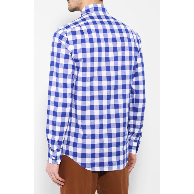 Рубашка сиз смеси хлопка и льна Ralph Lauren 7151661