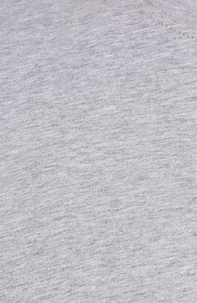 Мужская хлопковая футболка  BRUNELLO CUCINELLI серого цвета, арт. M0T611308 | Фото 5 (Принт: Без принта; Рукава: Короткие; Длина (для топов): Стандартные; Региональные ограничения белый список (Axapta Mercury): RU; Мужское Кросс-КТ: Футболка-одежда; Материал внешний: Хлопок; Размерность: Маломерит; Стили: Кэжуэл)