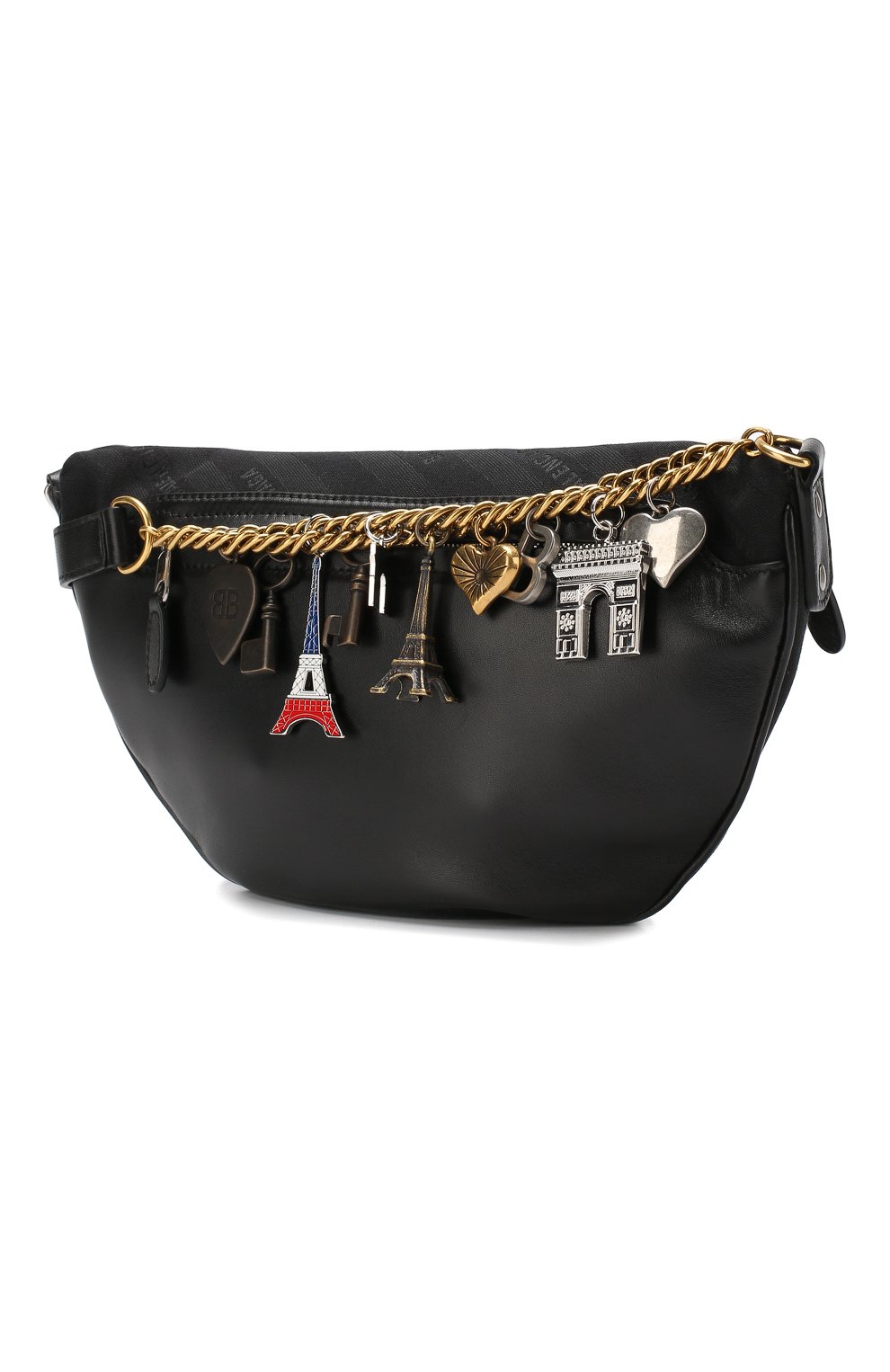 Женская черная поясная сумка souvenir xs Balenciaga, арт. 551550/9P412 купить в ЦУМ | Фото №3 Поясная сумка Souvenir XS Balenciaga черная | Фото №3
