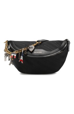 Женская черная поясная сумка souvenir xs Balenciaga, арт. 551550/9P412 купить в ЦУМ | Фото №5 Поясная сумка Souvenir XS Balenciaga черная | Фото №5