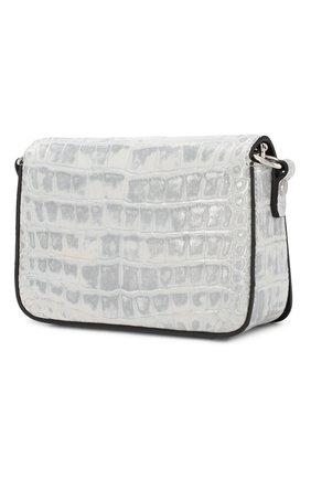 Сумка Natalia small из кожи аллигатора Tom Ford, серебряного цвета, арт. L0825P-A44/AMIS в ЦУМ | Фото №3 Сумка Natalia small из кожи аллигатора Tom Ford серебряного цвета | Фото №3