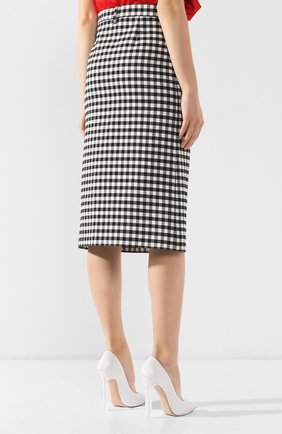 Женская черно-белая юбка-миди Balenciaga, арт. 556554/TDT10 купить в ЦУМ | Фото №4 Юбка-миди Balenciaga черно-белая | Фото №4