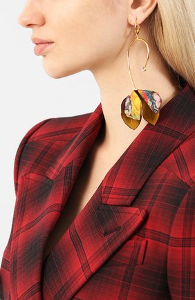 Женские красные серьги с подвесками Marni, арт. 0RMVW10N10/T2000 купить в ЦУМ | Фото №2 Серьги с подвесками Marni красные | Фото №2