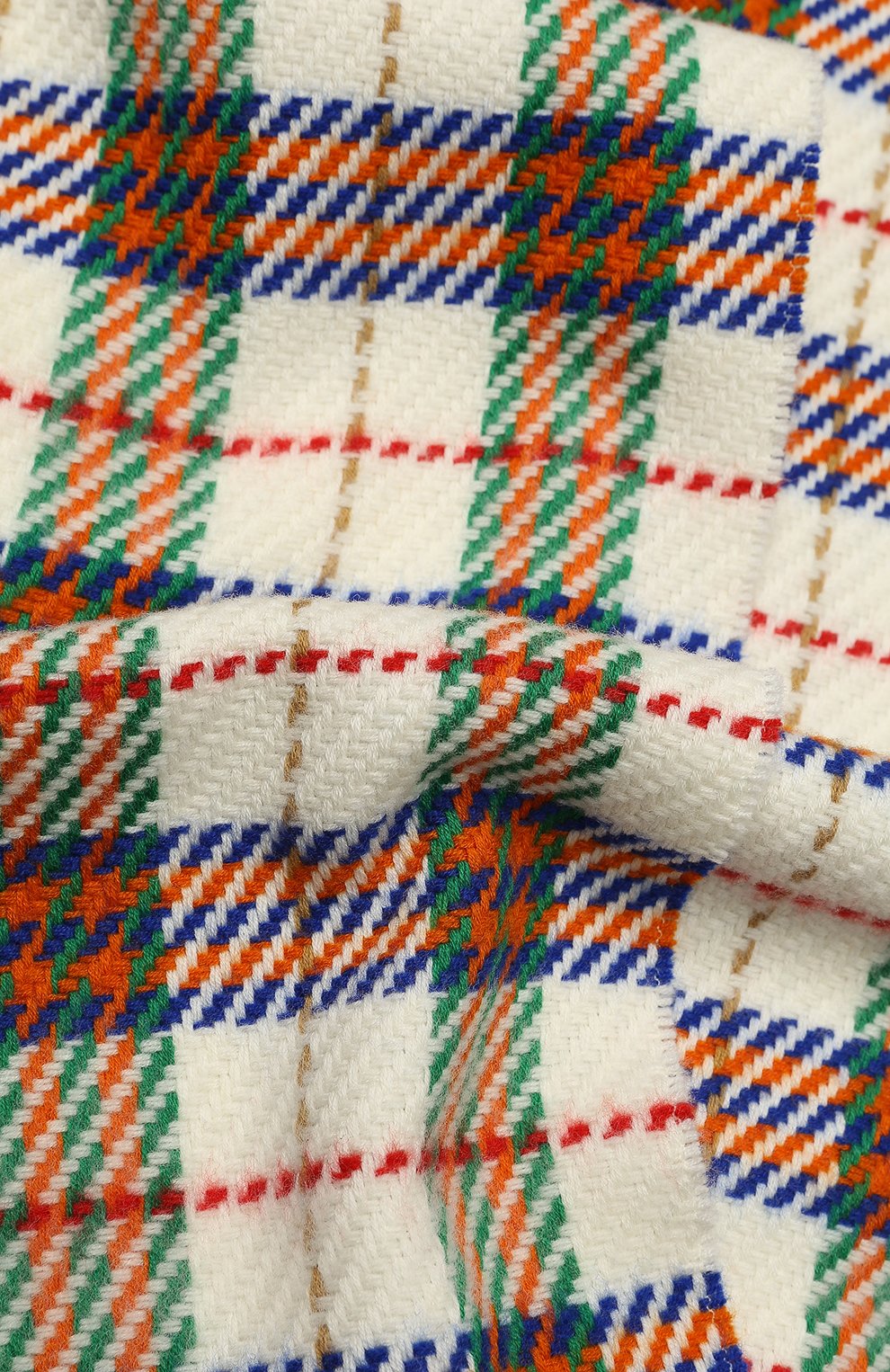 Женский разноцветный шерстяной шарф Burberry, арт. 4080044 купить в ЦУМ | Фото №2 Шерстяной шарф Burberry разноцветный | Фото №2