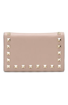 Кожаный кошелек Valentino Garavani Rockstud Valentino, бежевого цвета, арт. RW2P0R14/B0L в ЦУМ | Фото №1 Кожаный кошелек Valentino Garavani Rockstud Valentino бежевого цвета | Фото №1