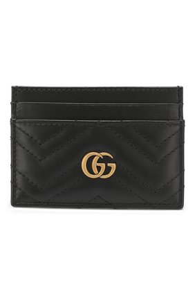 Женский кожаный футляр для кредитных карт GUCCI черного цвета по цене 18000 руб., арт. 443127/DTD1T | Фото 1 Женский кожаный футляр для кредитных карт GUCCI черного цвета, арт. 443127/DTD1T | Фото 1