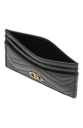 Кожаный футляр для кредитных карт Gucci, черного цвета, арт. 443127/DTD1T в ЦУМ | Фото №3 Кожаный футляр для кредитных карт Gucci черного цвета | Фото №3