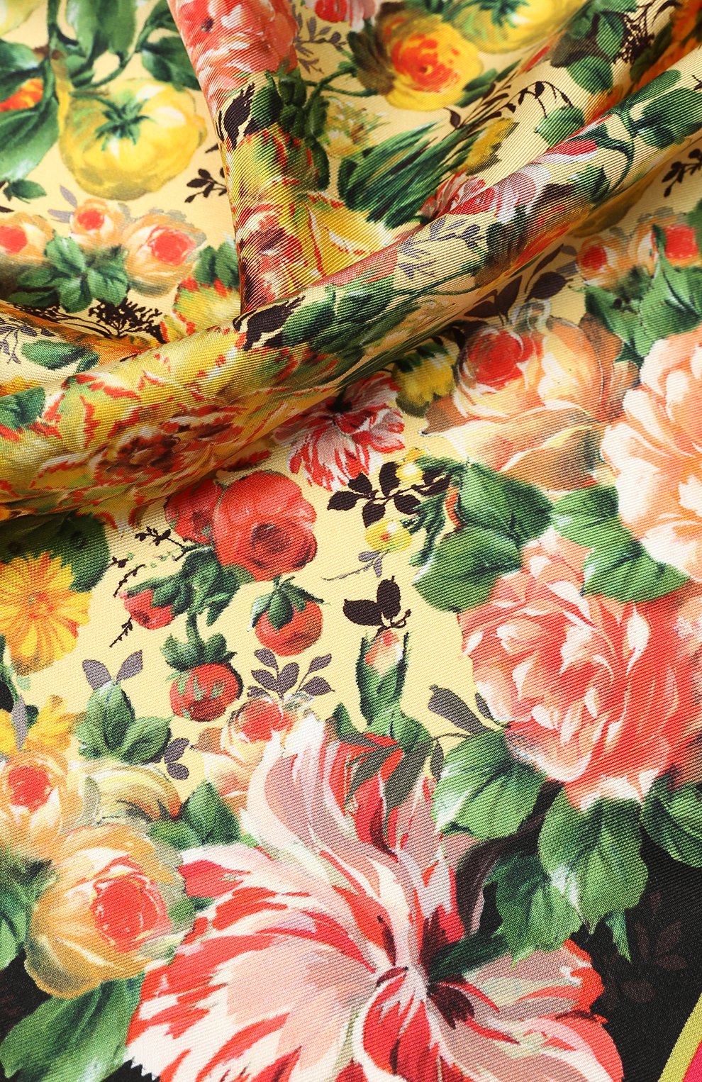 Женский разноцветный шелковый платок Dolce & Gabbana, арт. FN093R/GDM30 купить в ЦУМ | Фото №2 Шелковый платок Dolce & Gabbana разноцветный | Фото №2