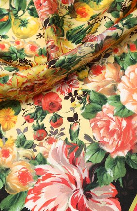 Женский разноцветный шелковый платок Dolce & Gabbana, арт. FN093R/GDM30 купить в ЦУМ | Фото №2 Шелковый платок Dolce & Gabbana разноцветный | Фото №2