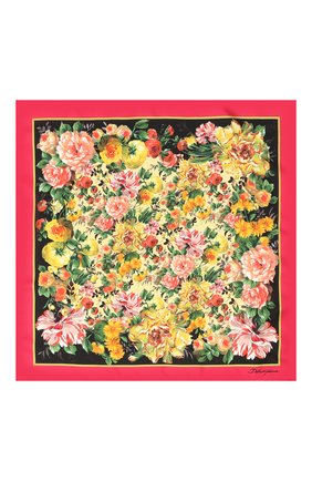 Женский разноцветный шелковый платок Dolce & Gabbana, арт. FN093R/GDM30 купить в ЦУМ | Фото №3 Шелковый платок Dolce & Gabbana разноцветный | Фото №3