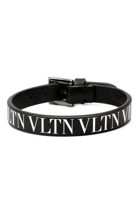 Кожаный браслет Valentino Garavani VLTN | Фото №1 Кожаный браслет Valentino Garavani VLTN | Фото №1
