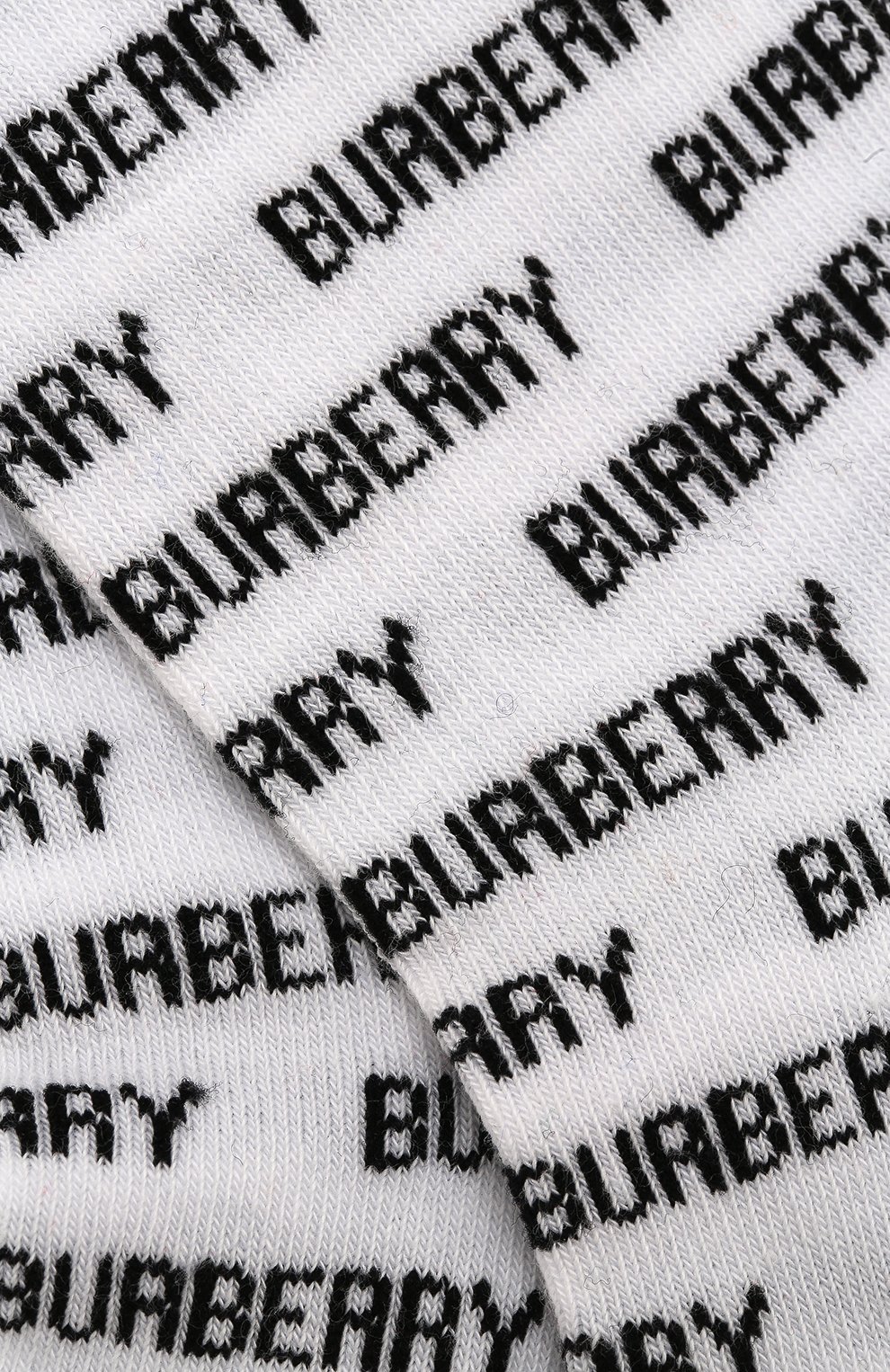 Детские носки с логотипом бренда Burberry белого цвета, арт. 4078173 в ЦУМ | Фото №2 Детские носки с логотипом бренда Burberry белого цвета | Фото №2