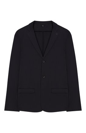 Детский хлопковый однобортный пиджак EMPORIO ARMANI темно-синего цвета по цене 23000 руб., арт. 3G4G81/4JGSZ | Фото 1 Детский хлопковый однобортный пиджак EMPORIO ARMANI темно-синего цвета, арт. 3G4G81/4JGSZ | Фото 1 (Рукава: Длинные; Материал внешний: Хлопок; Статус проверки: Проверено, Проверена категория; Кросс-КТ: пиджак)