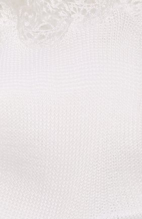 Детские хлопковые носки LA PERLA белого цвета, арт. 43455/4-6 | Фото 2 (Материал: Хлопок, Текстиль; Статус проверки: Проверена категория, Проверено; Региональные ограничения белый список (Axapta Mercury): RU; Кросс-КТ: Носки)