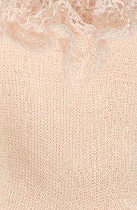 Детские хлопковые носки LA PERLA розового цвета, арт. 43455/7-9 | Фото 2 (Материал: Хлопок, Текстиль; Статус проверки: Проверена категория, Проверено; Региональные ограничения белый список (Axapta Mercury): RU; Кросс-КТ: Носки)