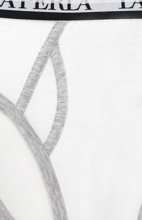 Детские хлопковые брифы LA PERLA белого цвета по цене 3320 руб., арт. 54058/8A-14A | Фото 3 Детские хлопковые брифы LA PERLA белого цвета, арт. 54058/8A-14A | Фото 3