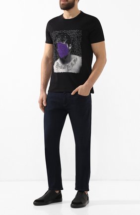 Мужские кожаные кеды HARRYS OF LONDON черного цвета по цене 27650 руб., арт. JAUNTY TECH LEATHER/SUEDE | Фото 2 Мужские кожаные кеды HARRYS OF LONDON черного цвета, арт. JAUNTY TECH LEATHER/SUEDE | Фото 2