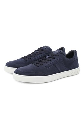 Мужские кожаные кеды TOD’S темно-синего цвета по цене 33600 руб., арт. XXM0XY0AY40RE0 | Фото 1 Мужские кожаные кеды TOD’S темно-синего цвета, арт. XXM0XY0AY40RE0 | Фото 1