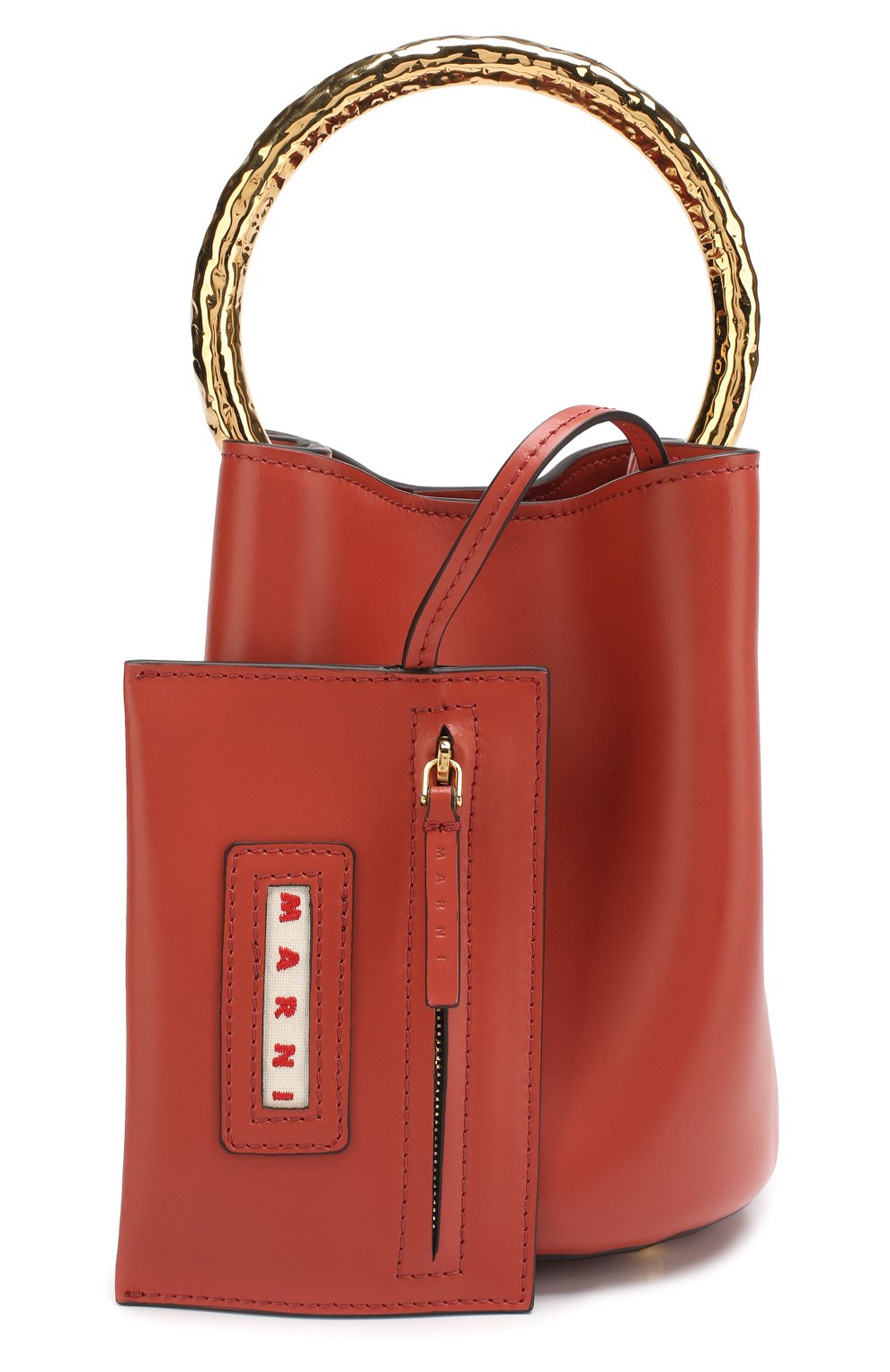 Женская сумка pannier small MARNI оранжевая цвета, арт. SCMPU09T18/P1923 купить в ЦУМ | Фото №7 Сумка Pannier Small Marni оранжевая цвета | Фото №7