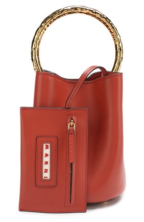 Женская сумка pannier small MARNI оранжевая цвета, арт. SCMPU09T18/P1923 купить в ЦУМ | Фото №7 Сумка Pannier Small Marni оранжевая цвета | Фото №7