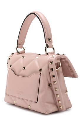 Женская сумка valentino garavani candystud mini VALENTINO светло-розовая цвета, арт. RW2B0D01/NAP купить в ЦУМ | Фото №3 Сумка Valentino Garavani Candystud mini Valentino светло-розовая цвета | Фото №3