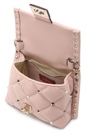 Женская сумка valentino garavani candystud mini VALENTINO светло-розовая цвета, арт. RW2B0D01/NAP купить в ЦУМ | Фото №4 Сумка Valentino Garavani Candystud mini Valentino светло-розовая цвета | Фото №4