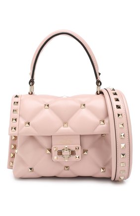 Женская сумка valentino garavani candystud mini VALENTINO светло-розовая цвета, арт. RW2B0D01/NAP купить в ЦУМ | Фото №6 Сумка Valentino Garavani Candystud mini Valentino светло-розовая цвета | Фото №6