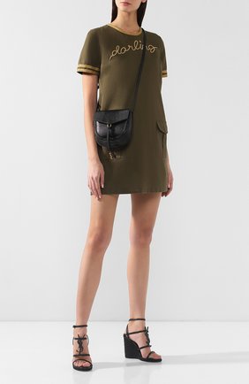 Женская сумка datcha small SAINT LAURENT черного цвета по цене 93950 руб., арт. 551559/01I0J | Фото 2 Женская сумка datcha small SAINT LAURENT черного цвета, арт. 551559/01I0J | Фото 2