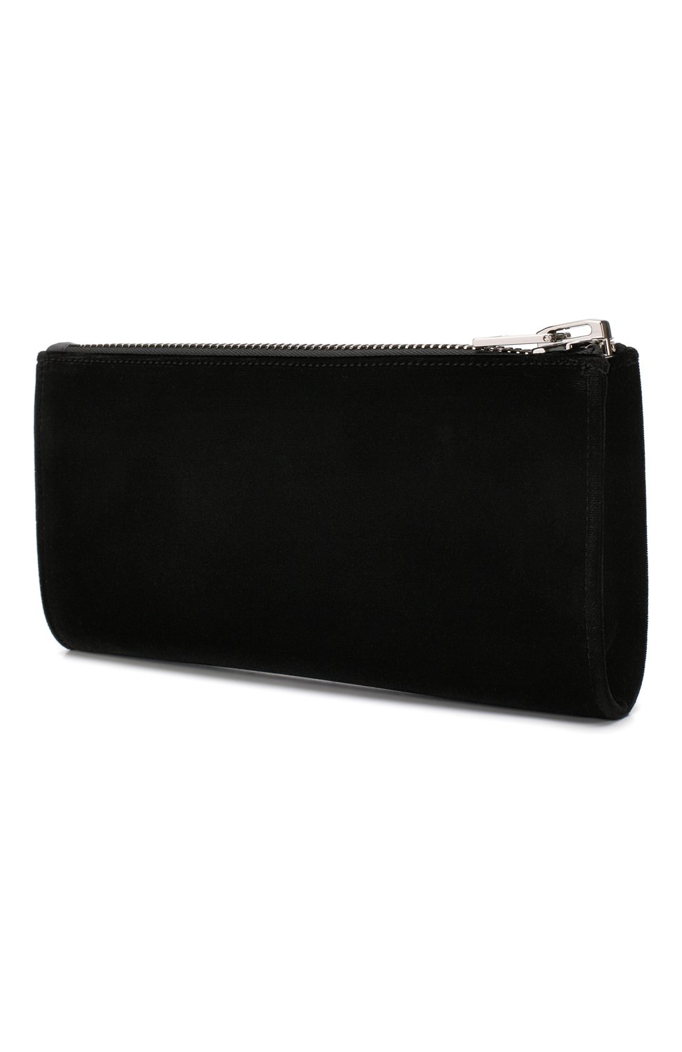 Клатч Evening из бархата Tom Ford, черного цвета, арт. L1160P-V01 в ЦУМ | Фото №3 Клатч Evening из бархата Tom Ford черного цвета | Фото №3