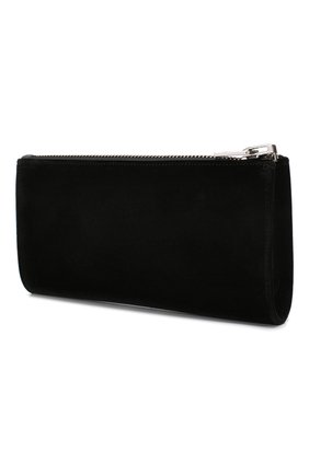 Клатч Evening из бархата Tom Ford, черного цвета, арт. L1160P-V01 в ЦУМ | Фото №3 Клатч Evening из бархата Tom Ford черного цвета | Фото №3